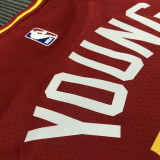 Men's Trae Young Red Team Jersey - Icon Edition