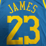 LeBron James Men's Blue Swingman Team Jersey - MPLS Classical Edition