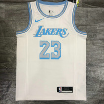 Men's LeBron James White Player Jersey - City Edition
