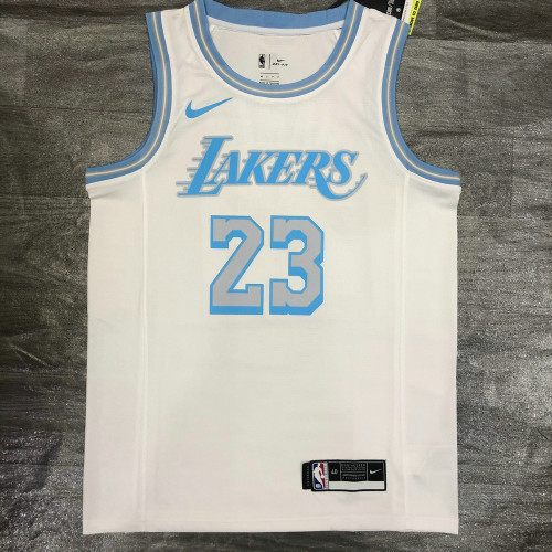 Men's LeBron James White Player Jersey - City Edition