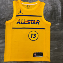 Men's Paul George All-Star 2021 Yellow Swingman Player Jersey