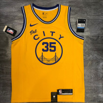 Kevin Durant Men's Yellow Player Jersey - The City Classic Edition