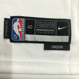 Men's Jordan Poole White Team Jersey - 75th Anniversary Edition