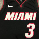 Men's Dwyane Wade 2020-21 Black Swingman Player Jersey - Icon Edition