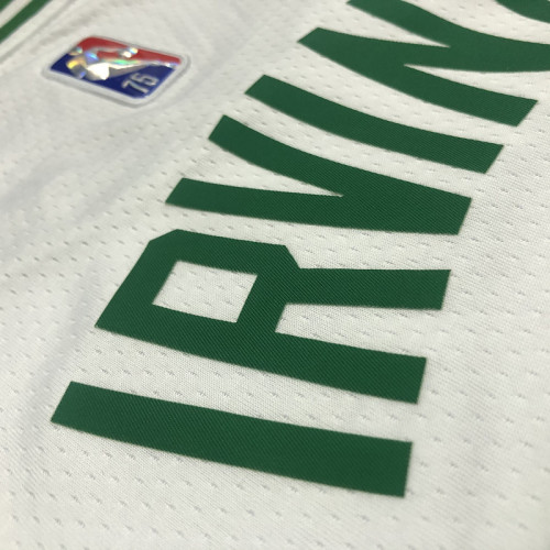 Men's Kyrie Irving White Team Jersey - 75th Anniversary Edition