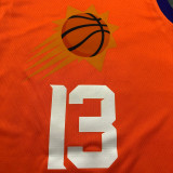 Men's Steve Nash Orange Finished Swingman Player Jersey - Statement Edition