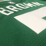 Jaylen Brown Men's Green Player Jersey- Icon Edition