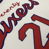Men's Joel Embiid White Finished Swingman Player Jersey - Retro Classics Edition