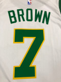 Men's Jaylen Brown White Player Jersey - City Edition