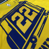 Andrew Wiggins Men's Yellow Player Jersey - The City Classic Edition