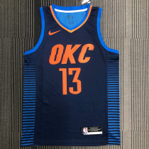 Paul George Men's Navy Swingman Team Jersey - Statement Edition