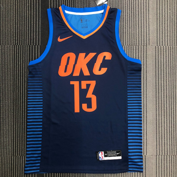 Paul George Men's Navy Swingman Team Jersey - Statement Edition