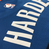James Harden Men's Blue Swingman Team Jersey - Icon Edition