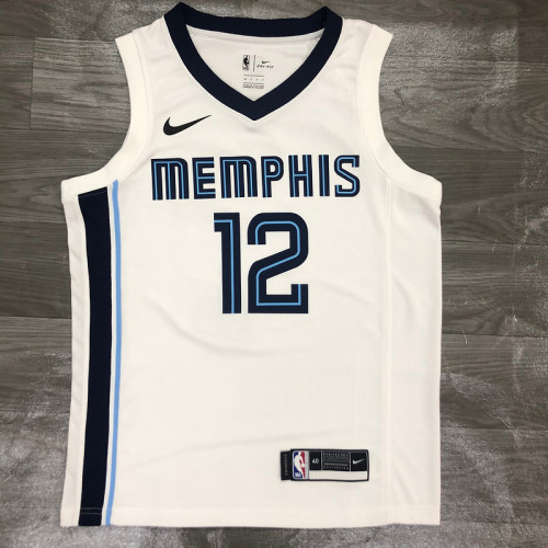 Men's Ja Morant White 2020-21 Swingman Player Jersey – Association Edition