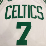 Jaylen Brown White Men's Player Jersey-Association Edition