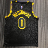 Russell Westbrook Men's Black Swingman Team Jersey - Classic Edition