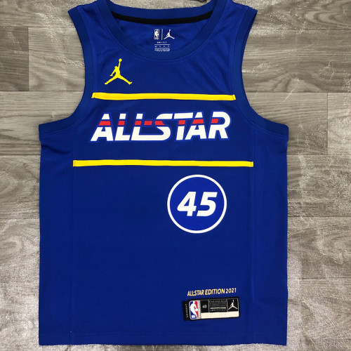 Men's Donovan Mitchell All-Star 2021 Blue Swingman Player Jersey