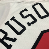 Men's Alex Caruso White Team Jersey - 75th Anniversary Edition