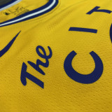 Kevin Durant Men's Yellow Player Jersey - The City Classic Edition