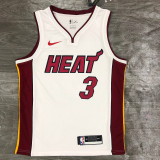 Men's Dwyane Wade White 2020-21 Swingman Player Jersey – Association Edition