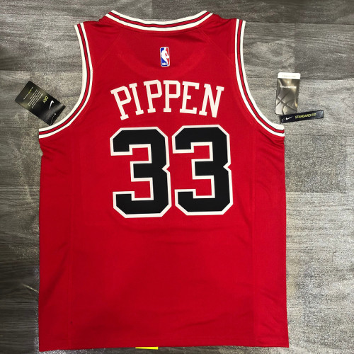 Scottie Pippen Men's Red Player Jersey - Classic Edition