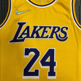 Men's Kobe Bryant Yellow Team Jersey - 75th Anniversary Edition