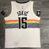 Nikola Jokic White Men's Player Jersey-Retro Classic Edition