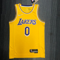 Men's Kyle Kuzma Yellow Team Jersey - 75th Anniversary Edition