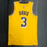 Men's Anthony Davis Yellow Team Jersey - 75th Anniversary Edition