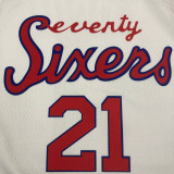 Men's Joel Embiid White Finished Swingman Player Jersey - Retro Classics Edition