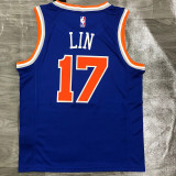 Men's Jeremy Lin Blue 2020-21 Swingman Player Jersey - Icon Edition