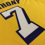 Carmelo Anthony Men's Yellow Swingman Team Jersey - Retro Classic Edition