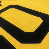 Men's Stephen Curry V-neck Yellow Player Jersey - Statement Edition
