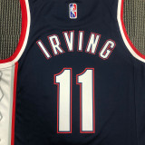 Men's Kyrie Irving Navy Team Jersey - 75th Anniversary City Edition