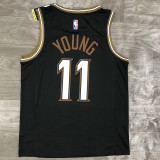 Men's Trae Young Black 2020-21 Swingman Player Jersey - City Edition
