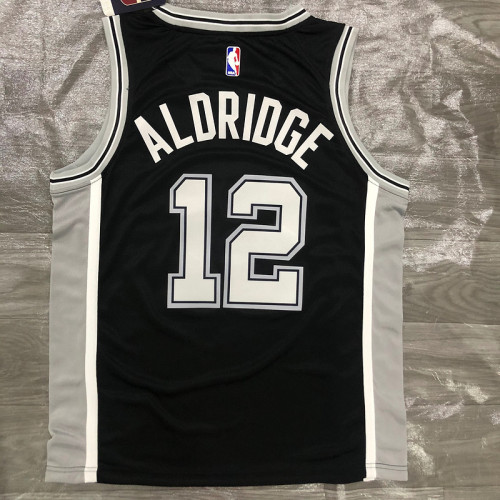 Men's LaMarcus Aldridge Black Swingman Player Jersey - Icon Edition