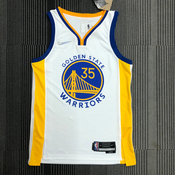 Men's Kevin Durant White Team Jersey - 75th Anniversary Edition