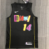 Men's Tyler Herro Black 2021-22 Swingman Team Jersey - City Edition