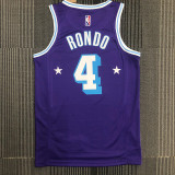 Men's Rajon Rondo Purple Team Jersey - 75th Anniversary City Edition