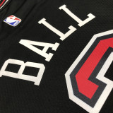 Lonzo Ball Men's Black Swingman Team Jersey - Statement Edition