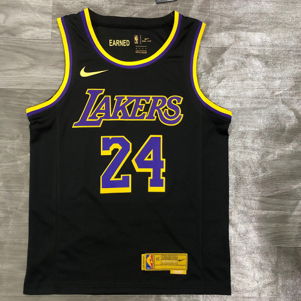 Men's Kobe Bryant 2020-21 Black Swingman Player Jersey - Earned Edition