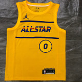 Men's Damian Lillard All-Star 2021 Yellow Swingman Player Jersey