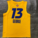 Men's Paul George All-Star 2021 Yellow Swingman Player Jersey