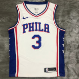 Men's Allen Iverson White 2020-21 Swingman Player Jersey - Association Edition