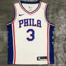 Men's Allen Iverson White 2020-21 Swingman Player Jersey - Association Edition