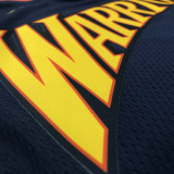 Men's Klay Thompson Navy Player Jersey - Retro Classical Edition