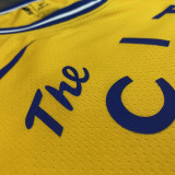 Stephen Curry Men's Yellow Player Jersey - The City Classic Edition