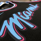 Men's Bam Adebayo 2020-21 Black Swingman Player Jersey – City Edition
