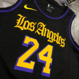 Men's Kobe Bryant 2020-21 Black Swingman Player Jersey - Noche Latina