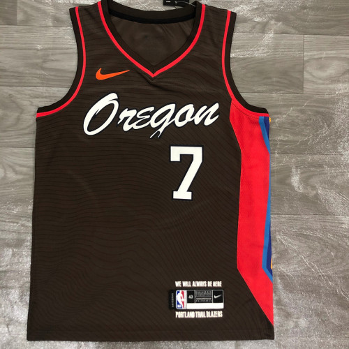 Men's C.J. McCollum Brown 2020-21 Player Swingman Jersey - City Edition
